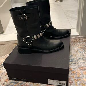 Brand New Freda Salvador Moto Boots size 7